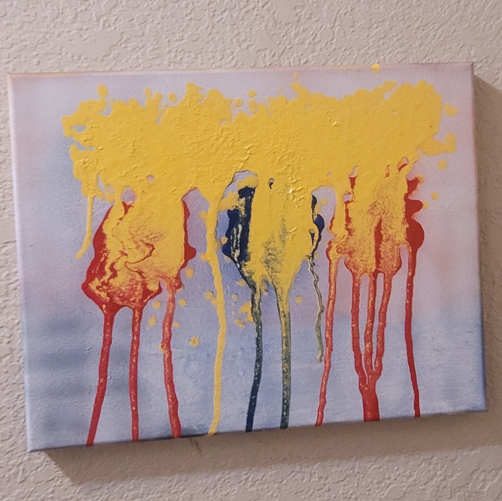 Abstract Painting on Canvas
